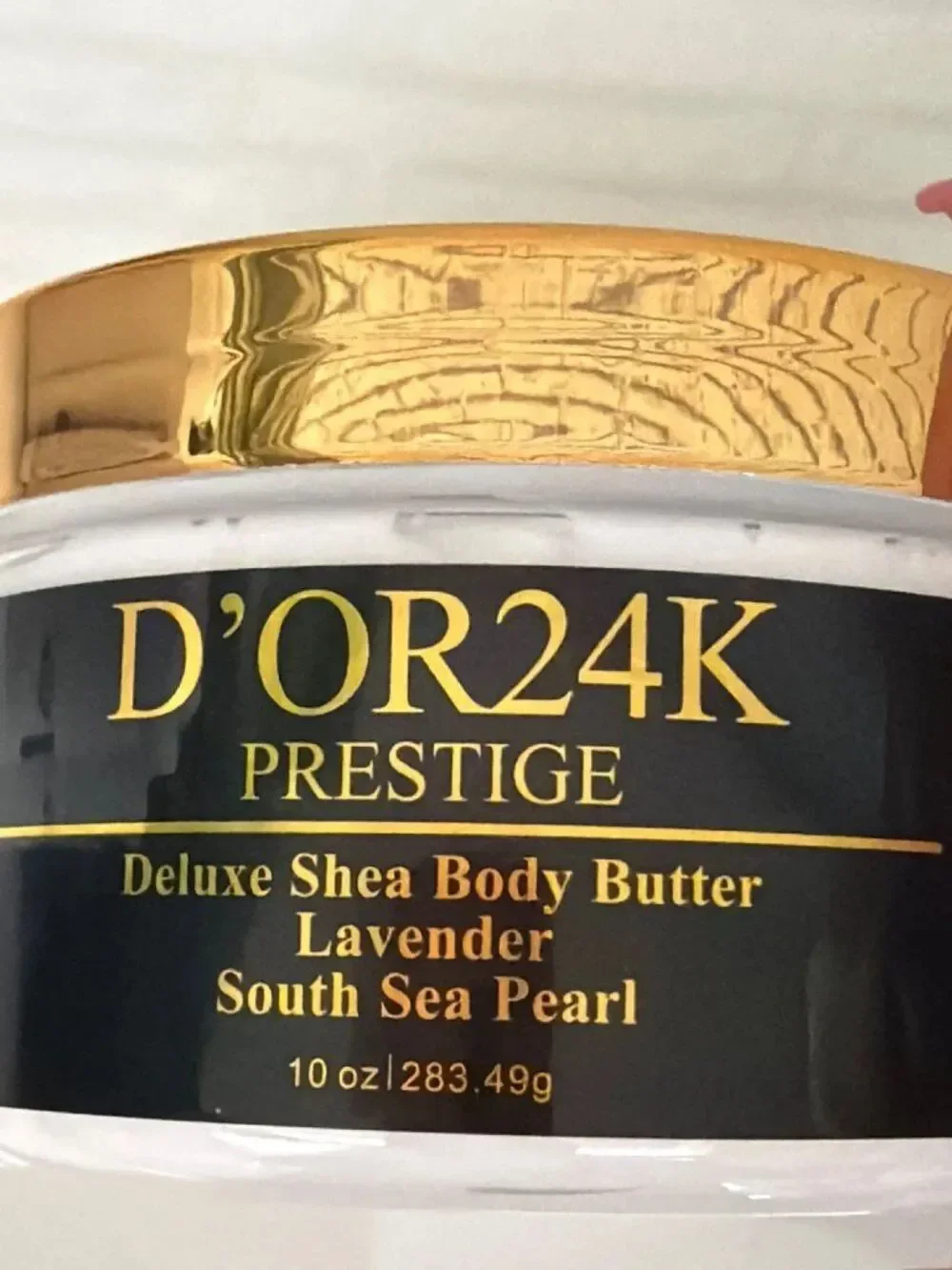 D’OR24K Deluxe Shea Lavender South Sea Pearl Body Butter Scrub & Body